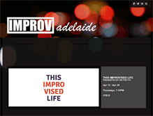 Tablet Screenshot of improvadelaide.com